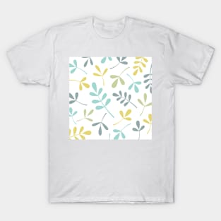 Assorted Lg Leaf Silhouettes Color Mix T-Shirt